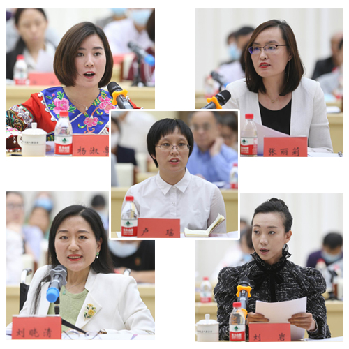 圖為與會代表發(fā)言
