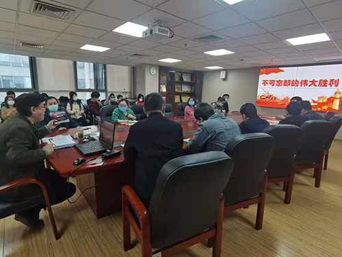 圖為黨課現(xiàn)場