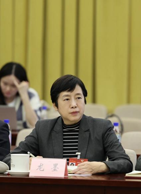 圖為龍墨在全國政協(xié)會議上